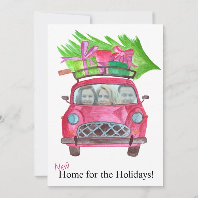 New Home customisable photo card (Front)