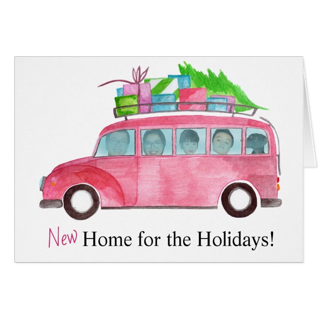 New Home customisable photo card (Front Horizontal)