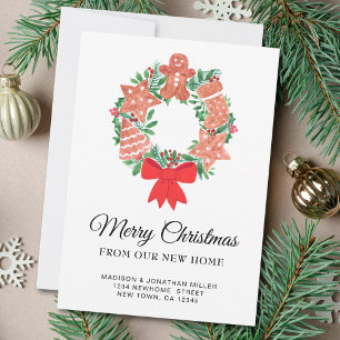 New Home Festive Christmas Moving Announcement