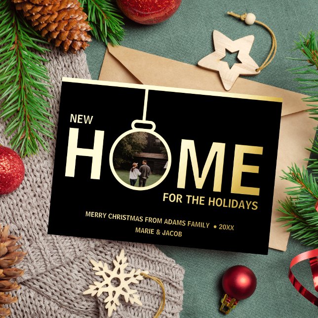 New home for the Holidays Christmas Photo Card (Creator Uploaded)