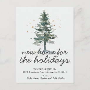 New Home for the Holidays Moving Announcement