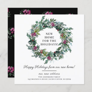 New Home for the Holidays Moving Announcement