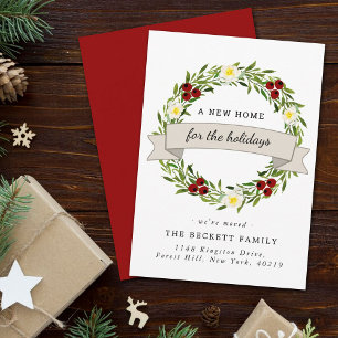 New Home For The Holidays   Moving Announcement