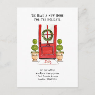 New Home for the holidays moving Postcard