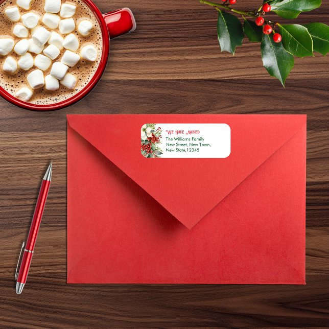New Home For The Holidays Return Address  (Creator Uploaded)