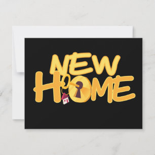 New Home Front Door Key Personalised Announcement