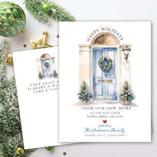 New Home Front Door Moving Announcement Postcard