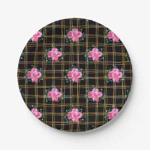 New Home Gift Mexican Floral Art Paper Plate