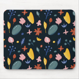 New Home Gift Seamless Abstract Floral Mouse Mat