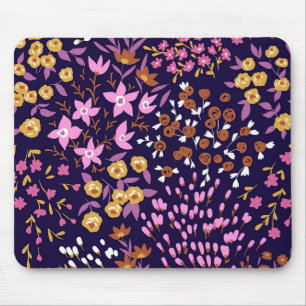 New Home Gift Trendy Seamless Floral Mouse Mat