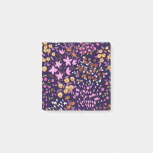 New Home Gift Trendy Seamless Floral Post-it Notes