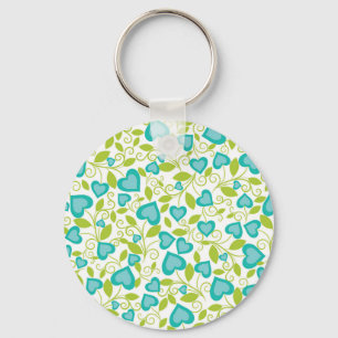 New Home Gift Valentine's Day Seamless Art Key Ring