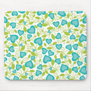 New Home Gift Valentine's Day Seamless Art Mouse Mat
