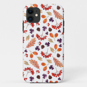 New Home Gift Watercolor Viburnum Berries iPhone 11 Case