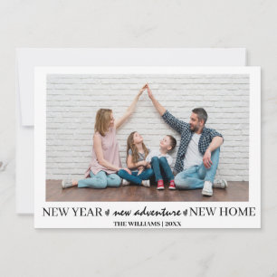 New Home Holiday Card New Year's Photo