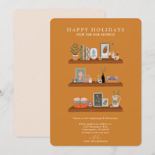 New Home Holidays Shelf Rust Moving Announcement