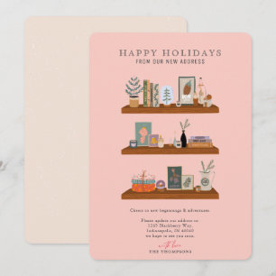 New Home Holidays Shelf Salmon Moving Announcement