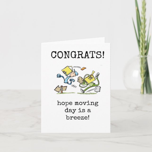 New Home, Housewarming Card, Sarcastic, Funny Card (Front)