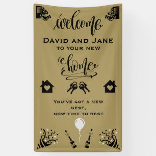 New Home Housewarming Welcome Banner