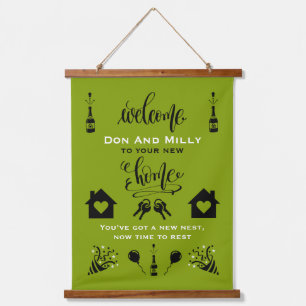 New Home Housewarming Welcome Hanging Tapestry