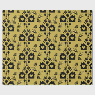 New Home Housewarming Welcome  Wrapping Paper