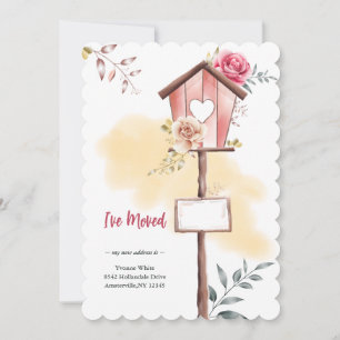 New Home Love Moving Announcement