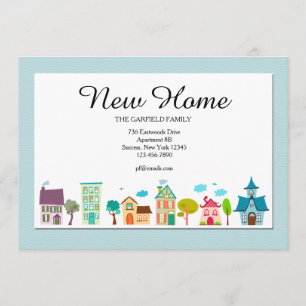 New Home Moving Announcement