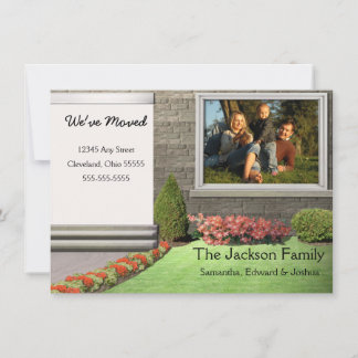 New Home Moving Announcement