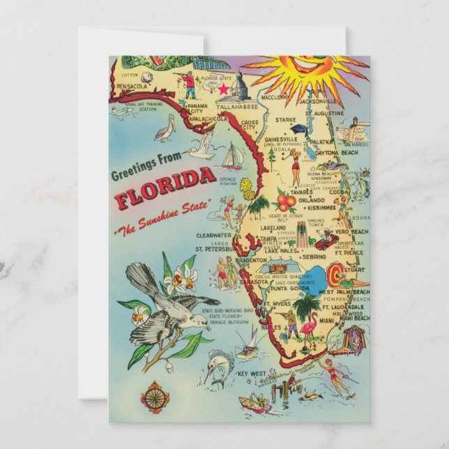 New Home - Moving Florida Announcement Card (Front)