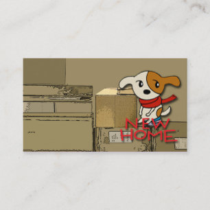 New Home New Address Business Card