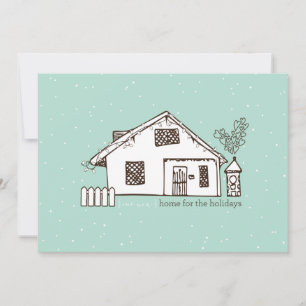 New Home, New Address for Holidays Holiday Card