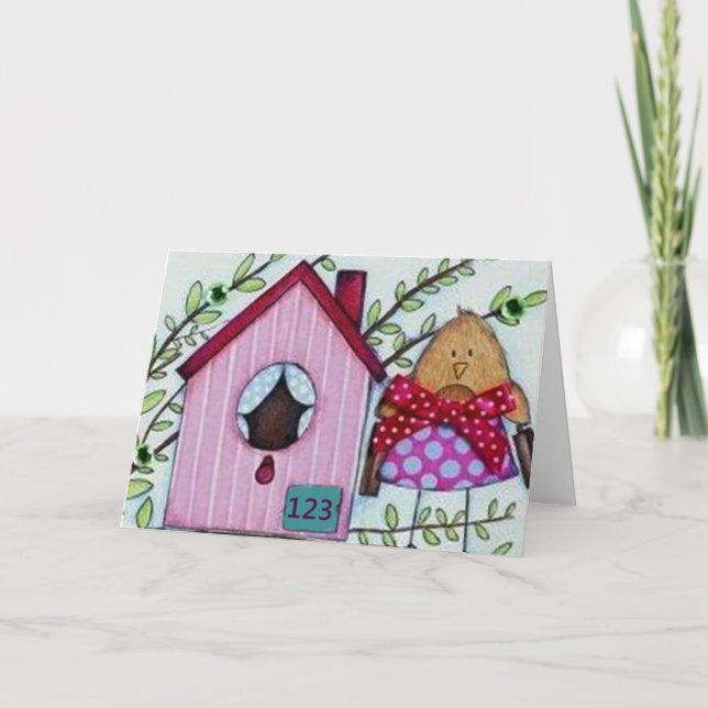 NEW HOME, NEW DREAMS, NEW FRIENDS-CONGRATULATIONS CARD (Front)