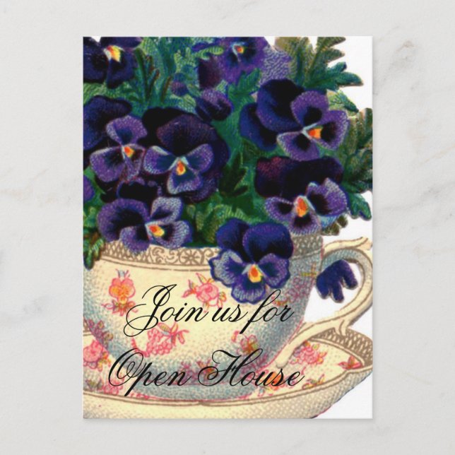 New Home Open House invitation-Postcard Invitation Postcard (Front)