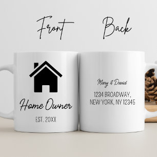 New Home Owner Est. 2025 House Warming Gift Coffee Mug