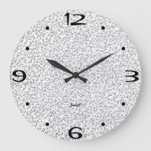 New Home Perfect Bathroom Wall Timepiece White