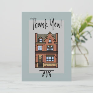 New Home Personalised Neigborhood Thank You Card