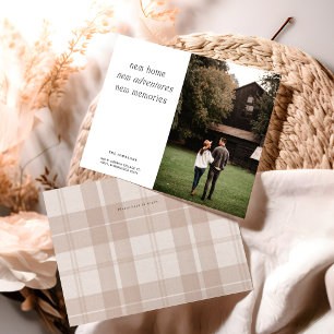 New Home Personalised Photo Moving  Announcement