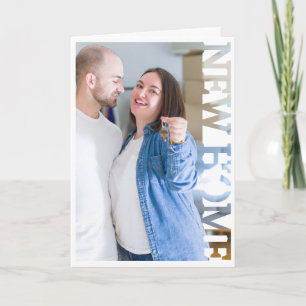 New Home Photo Frame Greeting Card