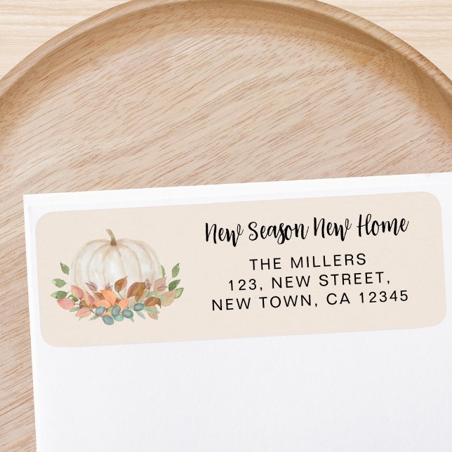 New Home Pumpkin Return Address  (Creator Uploaded)