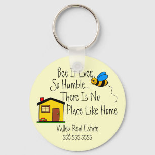 New Home-Real Estate Broker Key Ring