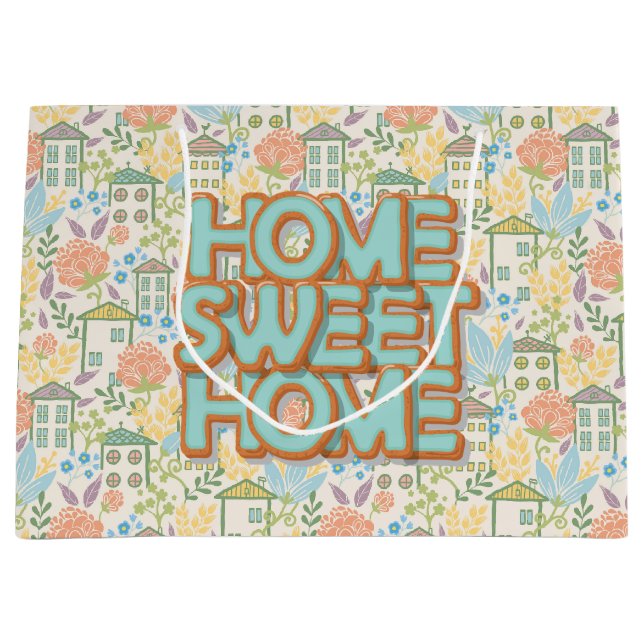 New Home Sweet Home Large Gift Bag (Front)
