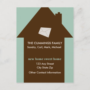 New Home Sweet Home Postcard