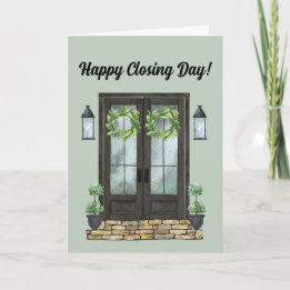 New Home Thank You Happy Closing Day Card