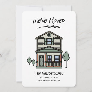 New Home We've Moved Announcement