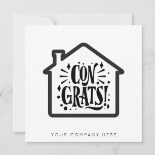 New Homeowner Congrats Real Estate  Card
