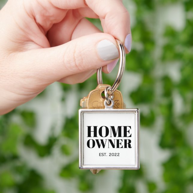New Homeowner Real Estate Key Ring (Hand)