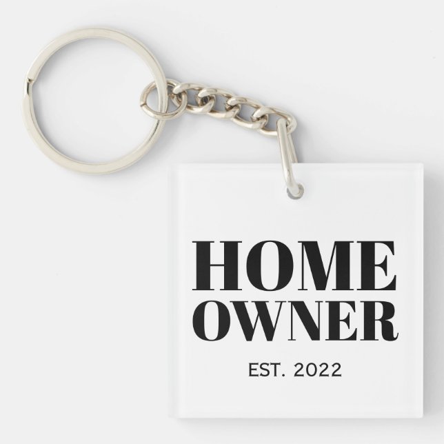 New Homeowner Realtor Key Ring (Front)