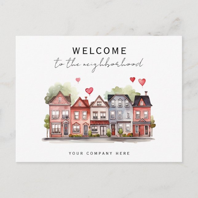 New Homeowner Welcome to the Neighbourhood Realty Postcard (Front)