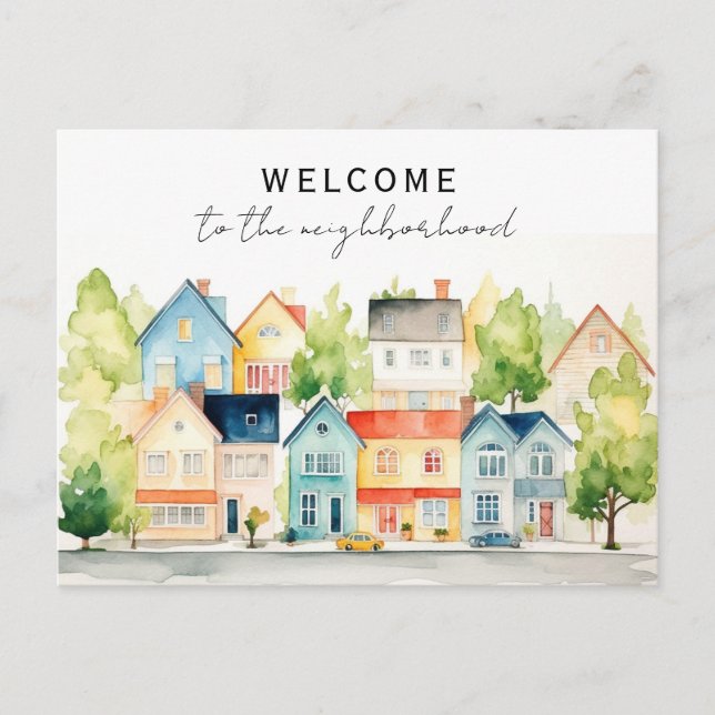 New Homeowner Welcome to the Neighbourhood Realty  Postcard (Front)