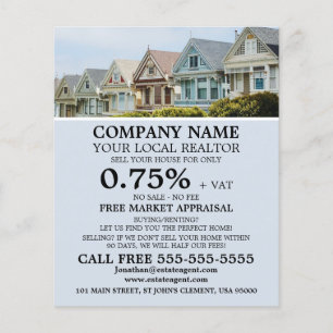 New Homes, Realtor, Estate Agent Advertising Flyer